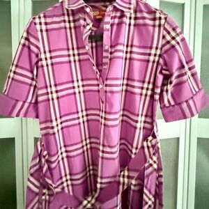 EASTERN MOUNTAIN SPORTS women's size S Shirt Dress Tunic with pockets and snaps